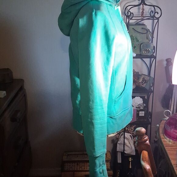 Lululemon Women's Teal Scuba Hoodie Jacket Size 8 - Picture 4 of 12